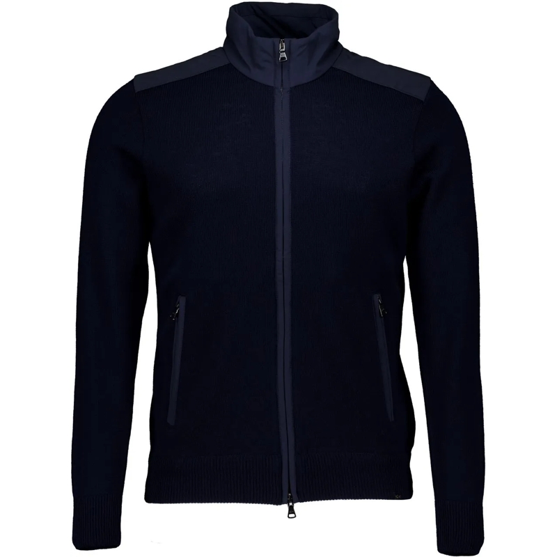 Paul & Shark  Men's Knitted Wool Zipped Sweater blau(Image 2)