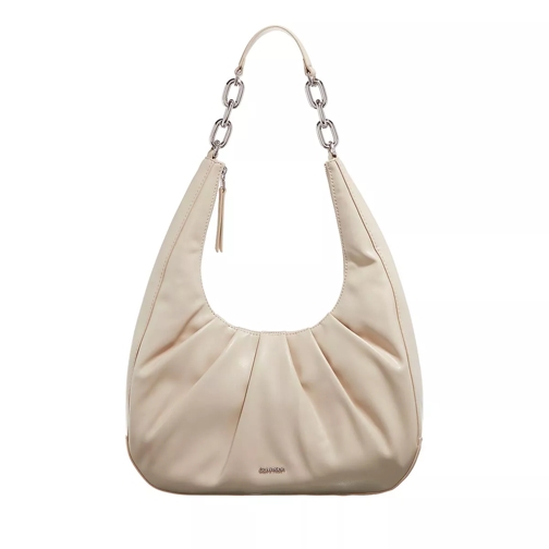 Calvin Klein Soft Cres Shoulder Bag Medium Stoney Beige Hoboväska