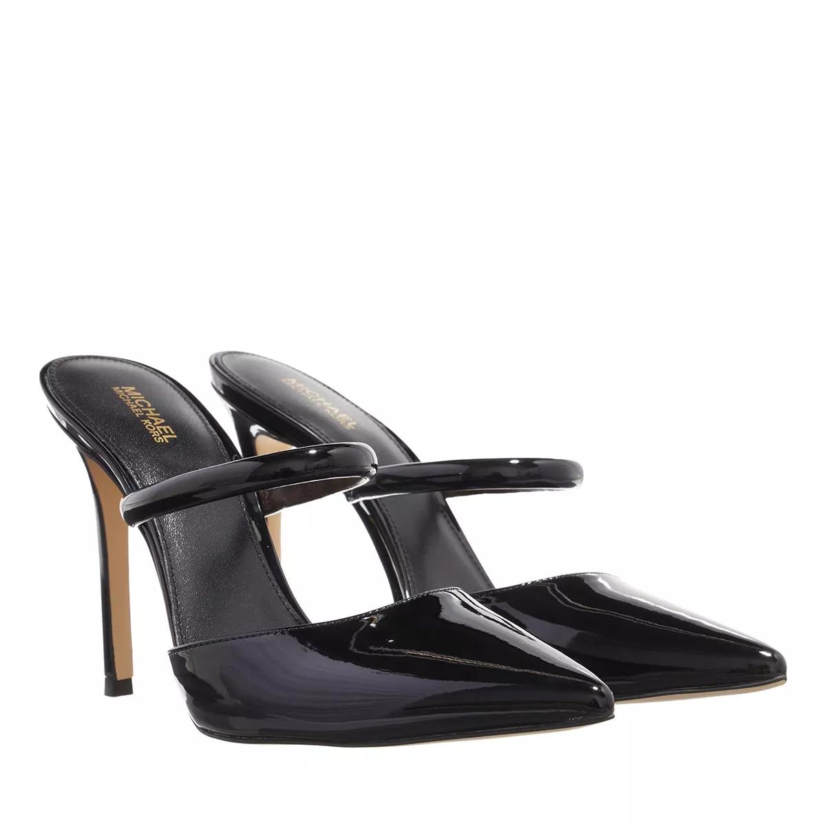 Michael kors black hot sale peep toe heels