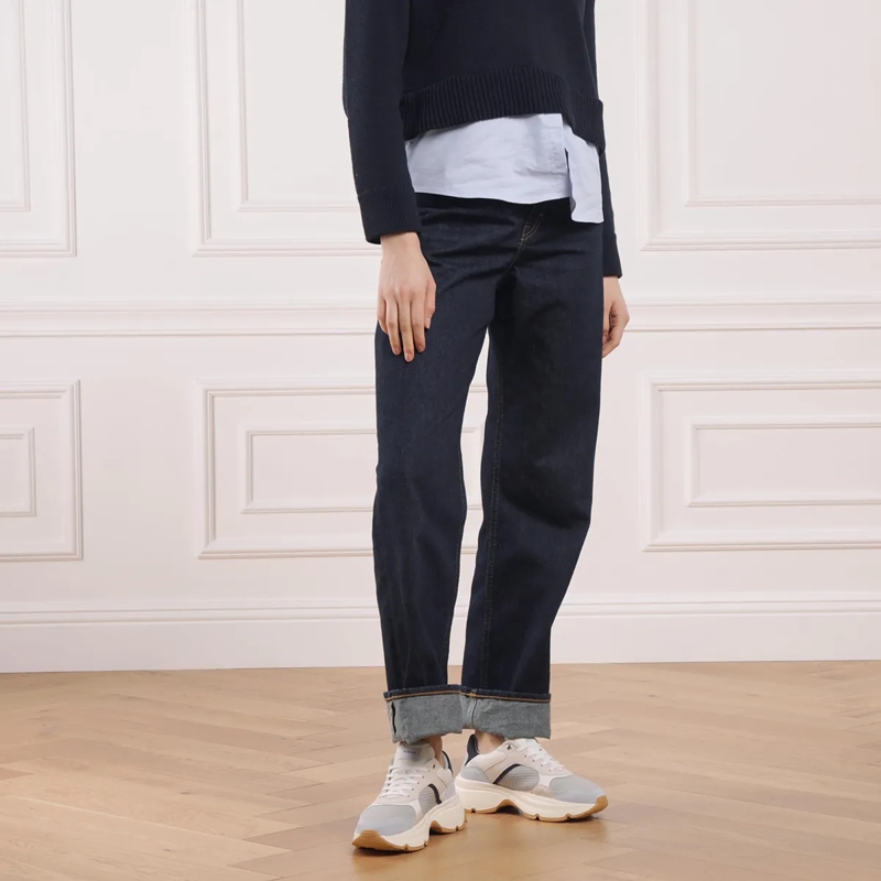 Nubikk Low-Top-Sneaker Ross Jaden  Lt Blue Combi Beige(Image 2)