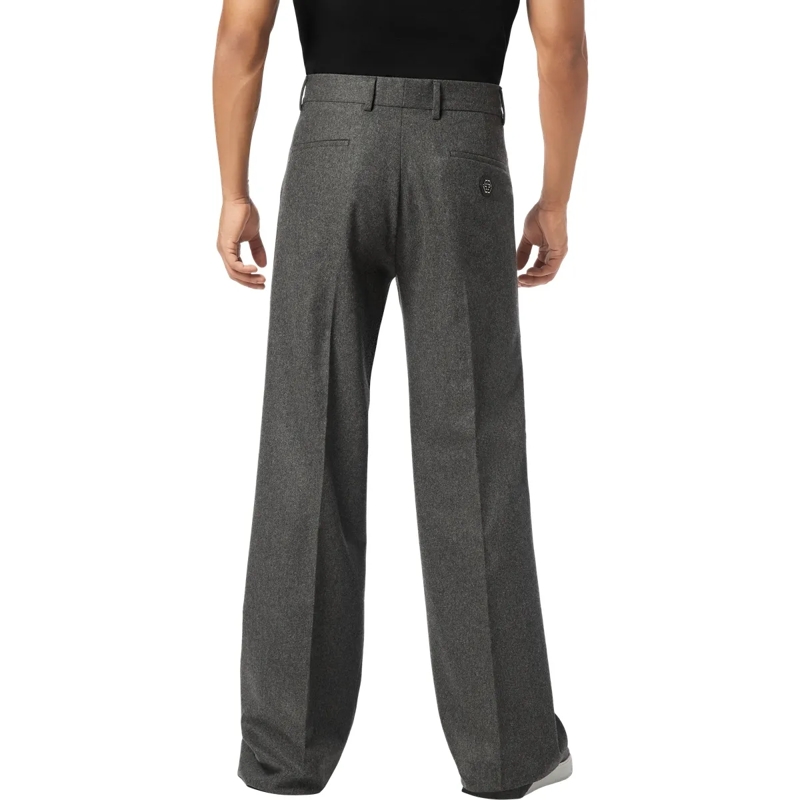 Philipp Plein Hose Weite Hosenbeine grau(Image 2)