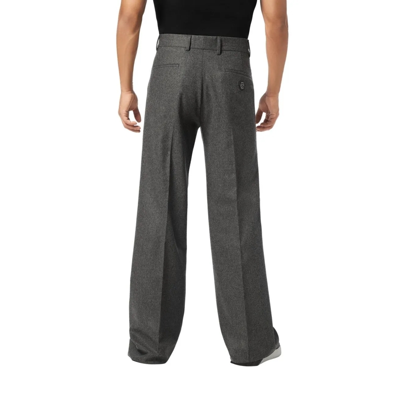 Philipp Plein Hose Weite Hosenbeine grau(Image 4)