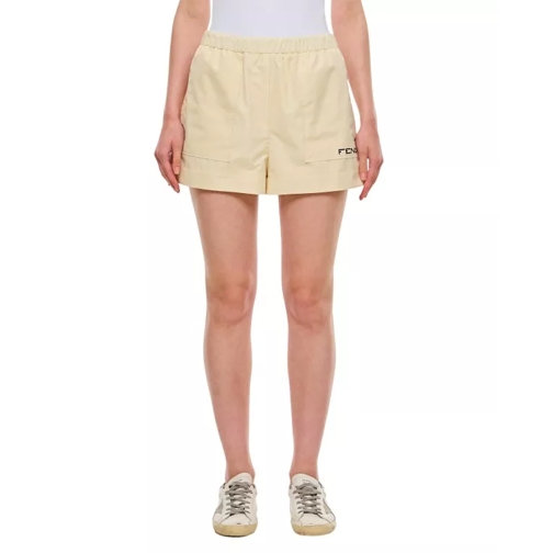 Fendi Nylon Shorts Neutrals 