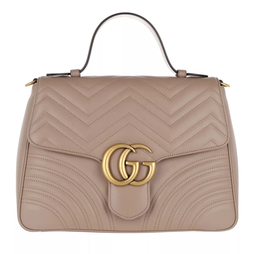 Gucci GG Marmont Medium Top Handle Bag Rose Tote