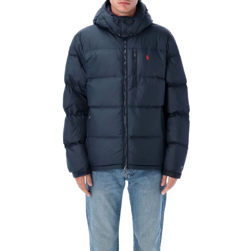Polo Ralph Lauren Daunenjacke Polo Gorham Down Jacket With Detachable Hood Blue