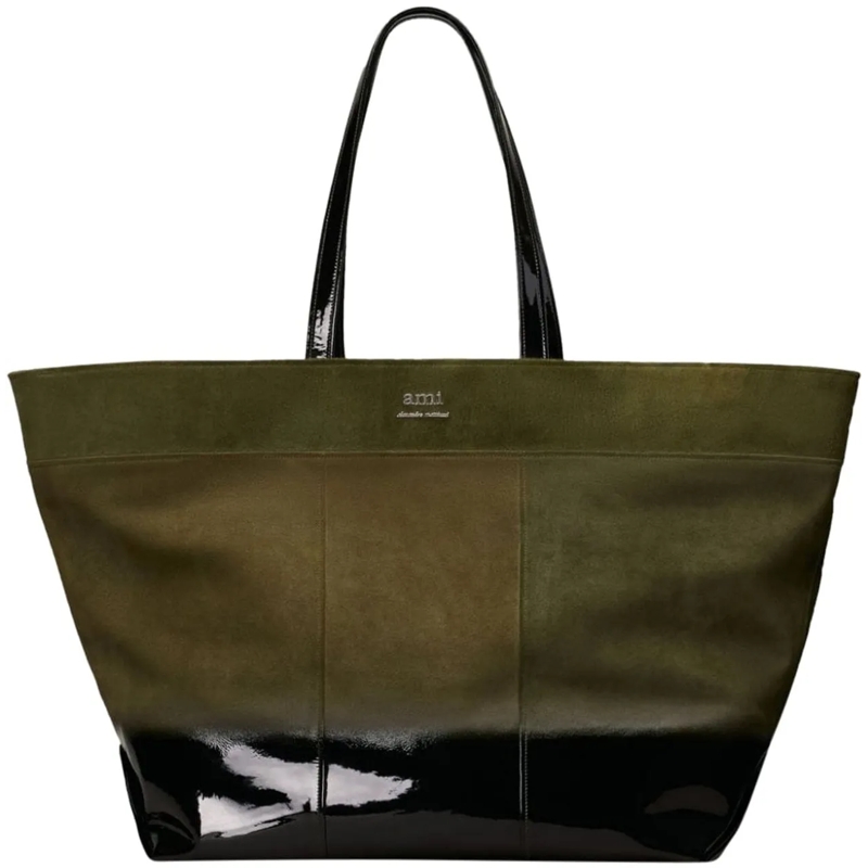 AMI Paris Shopper Bags Green grün