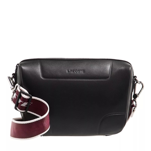 Lacoste Lacoste Original Noir Cranberry Blanc Crossbody Bag