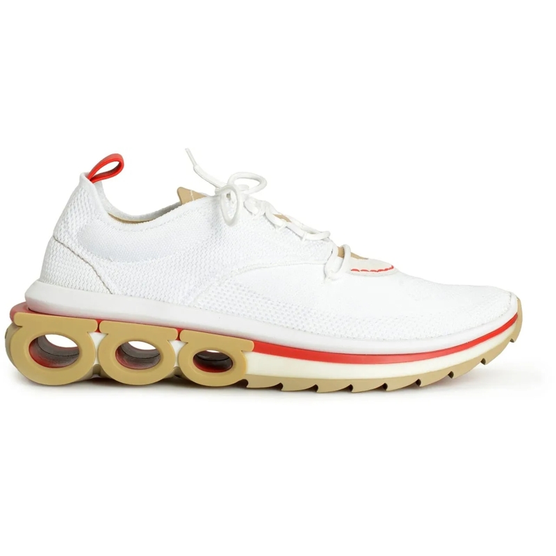 Salvatore Ferragamo T-Shirt Salvatore Ferragamo NIMA KNIT Sneakers weiß