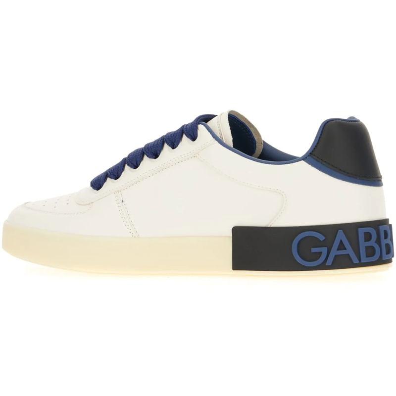 Dolce&Gabbana Low-Top-Sneaker Dolce&gabbana White leather Portofino sneakers mehrfarbig(Image 3)