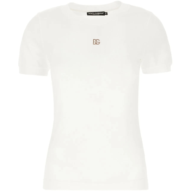Dolce&Gabbana T-shirt Dolce&gabbana White cotton t-shirt weiß