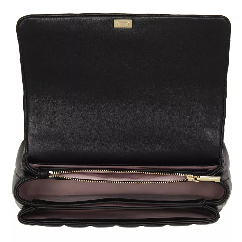 Kate Spade New York Messenger Bag Carlyle Quilted Medium Shoulder Bag Black(Image 6)