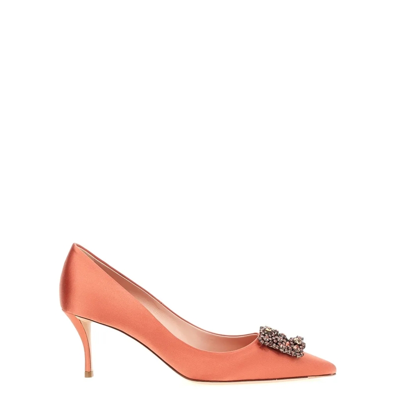 Roger Vivier Escarpins 'Efflorescence' Pumps Orange