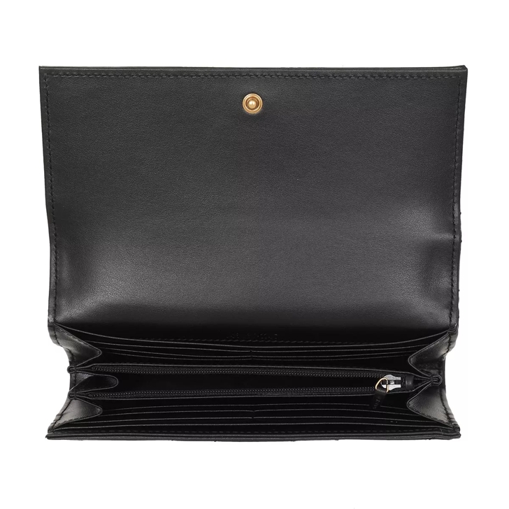 Gucci GG Marmont Continental Wallet Leather Black Kontinentalgeldborse