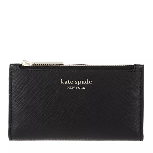Kate Spade New York Spencer Small Slim Bifold Wallet Black Portafoglio a due tasche