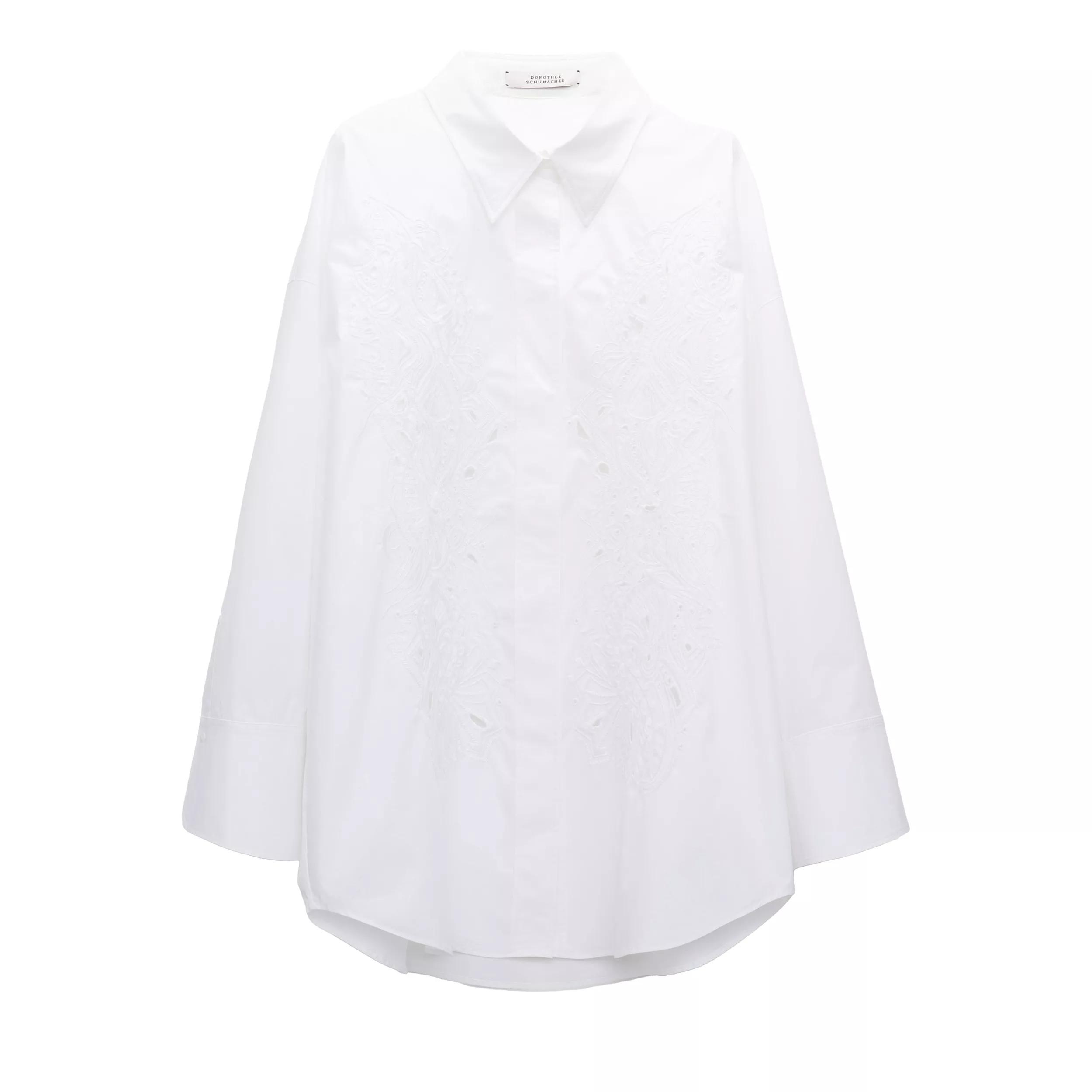 Dorothee Schumacher - Poplin Power Blouse - Größe 3 - white