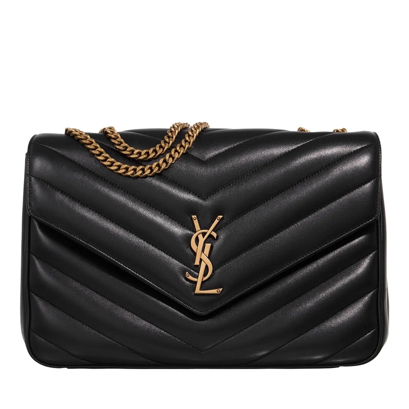 Saint Laurent Schultertasche Lou Lou Black