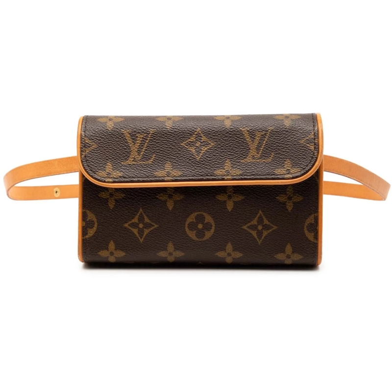 Louis Vuitton Gürteltasche Monogram Pochette Florentine braun