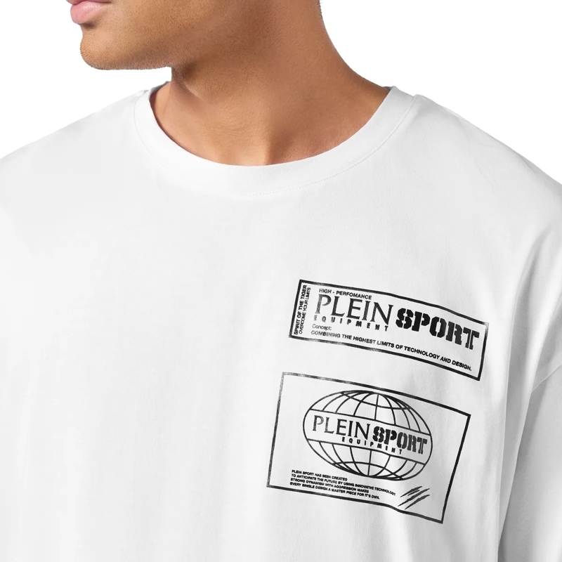 Plein Sport T-Shirt T-Shirt Rundhalsausschnitt Ss weiss(Image 5)
