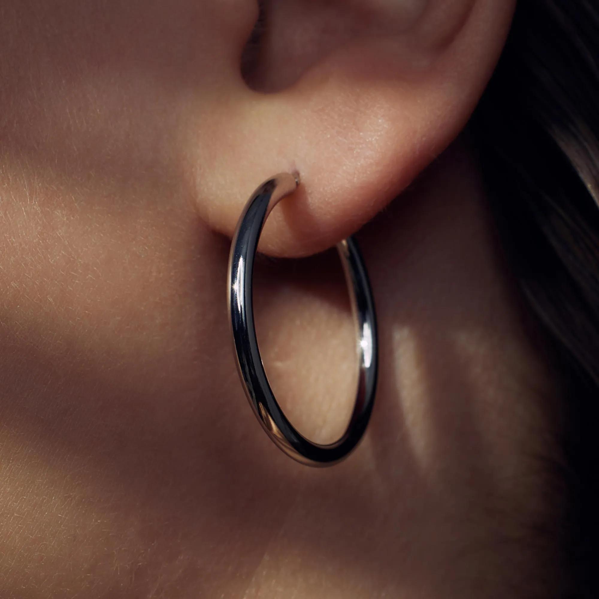 Thumbnail - Parte Di Me Ohrringe - Bibbiena Poppi Casentino 925 sterling silver hoop - Gr. unisize - in Silber - für Damen
