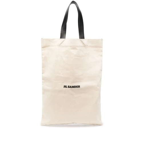 Jil Sander White Jil Sander Logo-Print Bag White Fourre-tout