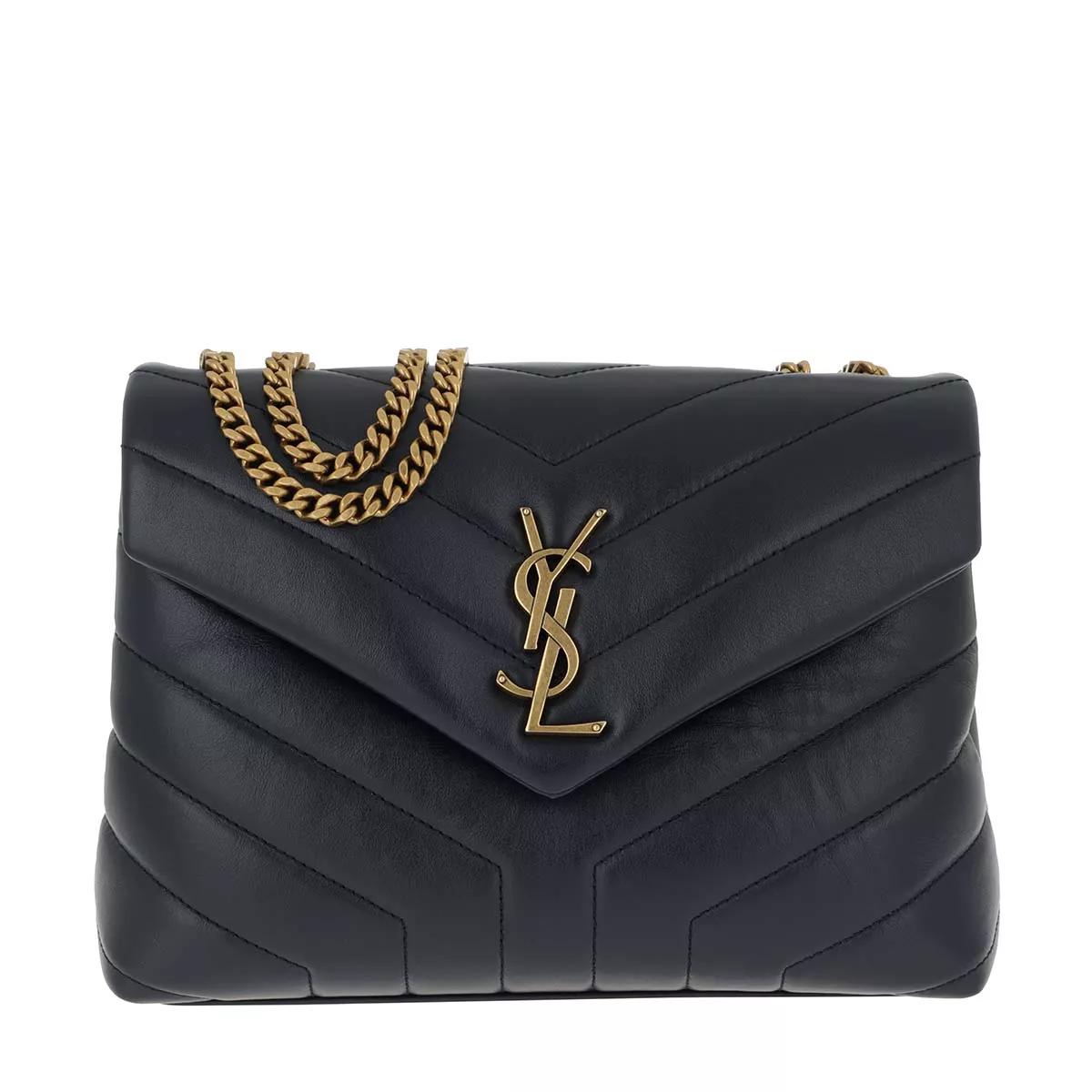 Saint Laurent Crossbody Bags - LouLou Shoulder Bag S Leather - Gr. unisize - in Blau - für Damen