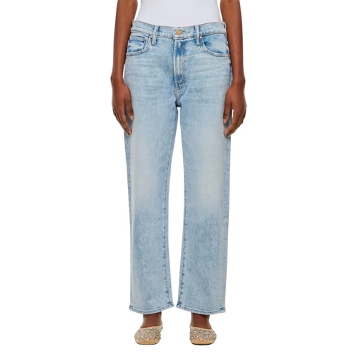 Mother Jeans The Ditcher Zip Ankle Blue