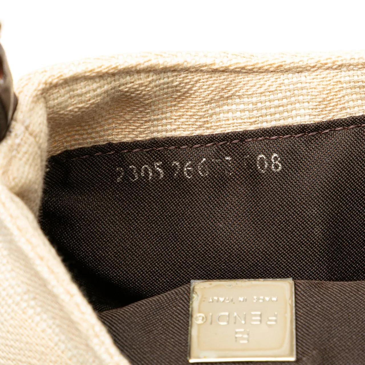 Thumbnail - Fendi Crossbody Bags - Mini Zucca Canvas Croissant Handbag - Gr. unisize - in Braun - für Damen