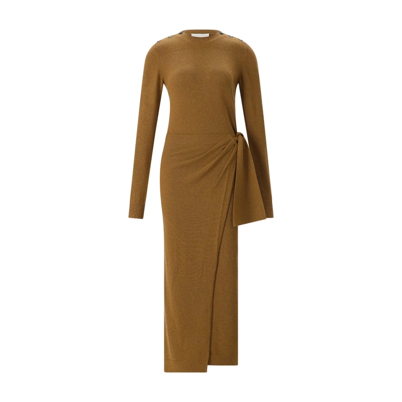Isabel Marant Maxikleid Maxikleid Jozira aus Feinstrick braun