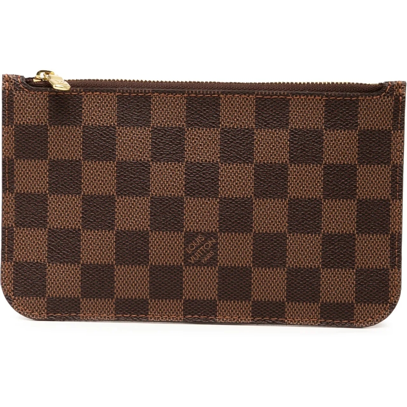 Louis Vuitton Necessaire Damier Ebene Neverfull PM Pouch braun