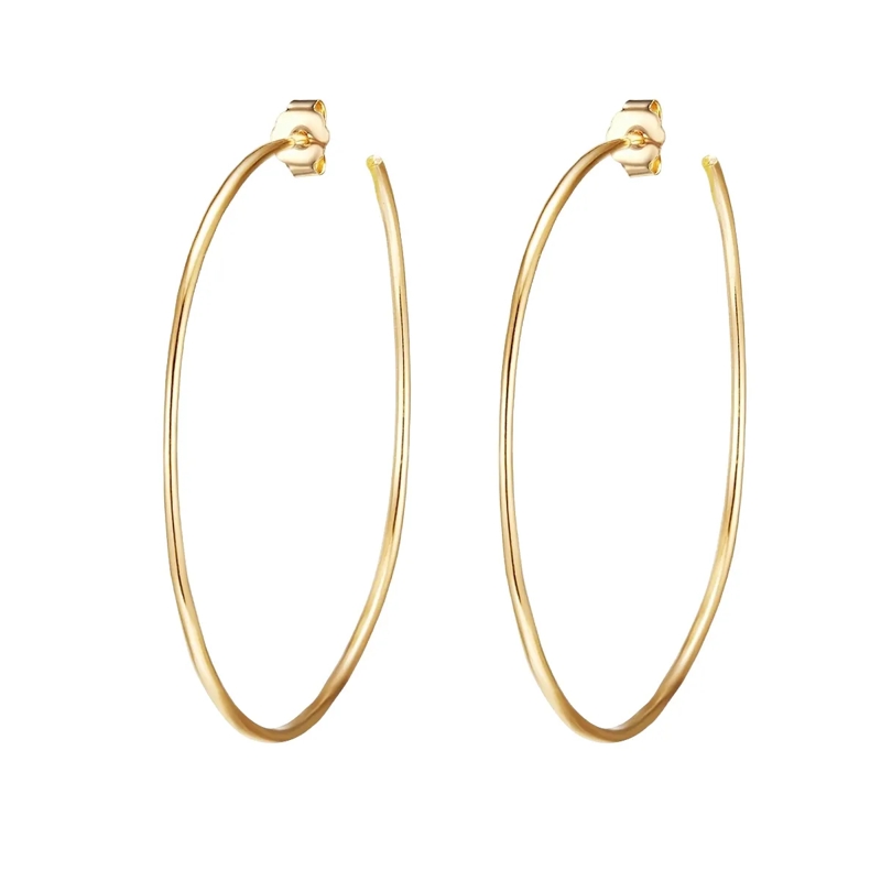 Glanzstücke München Ohrhänger Sterling Silber Creolen gold