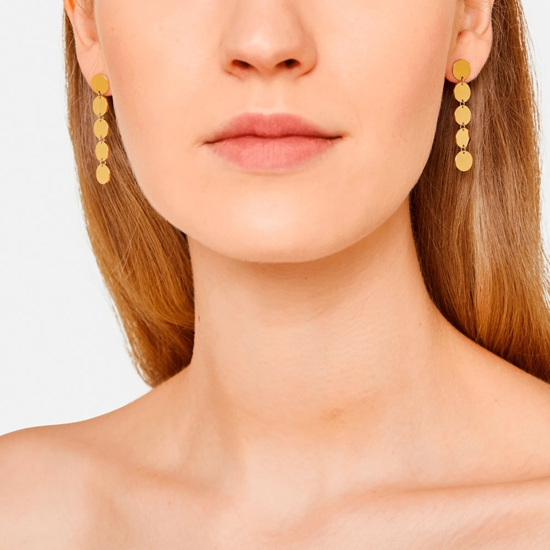 Liebeskind Berlin Ohrstecker Edelstahl The Mirror gold(Image 2)