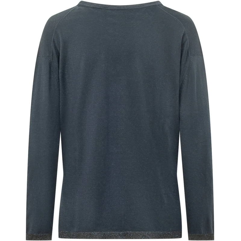 Gran Sasso  Pullover con Scollo a V grau(Image 2)