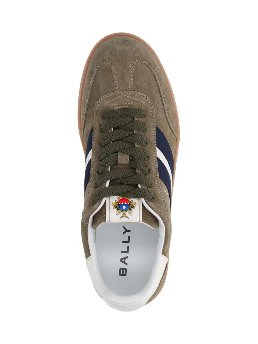 Thumbnail - Bally Low-Top Sneaker - "Retro Crest" Sneakers – Green - Gr. 43 (EU) - in Grün - für Damen