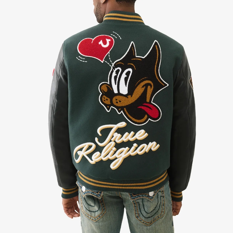 True Religion Blouson Collgejacke CAT bunt(Image 4)