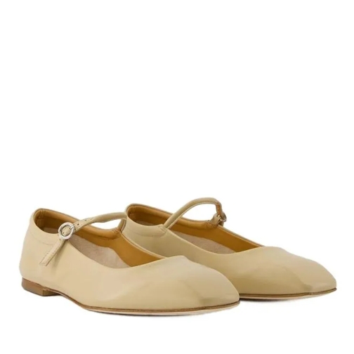 Aeydē Uma Ballerinas - Leather - Latte Green Pantofola ballerina