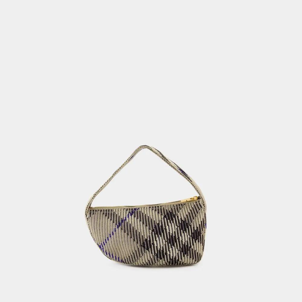Burberry Crossbody bags Knit Baguette Purse Nylon Neutral in beige