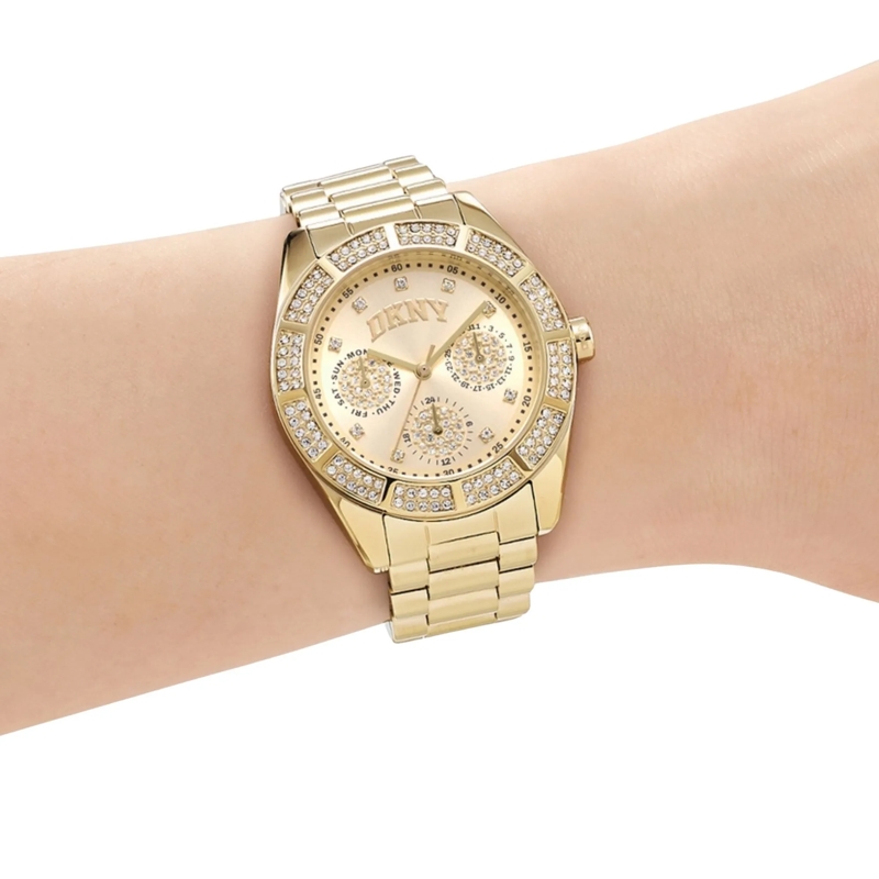 DKNY Quarzuhr Quarzuhr Multi Function Watch gold(Image 5)