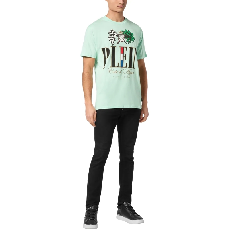 Philipp Plein T-Shirt T-Shirt Rundhalsausschnitt D Azur grün(Image 4)