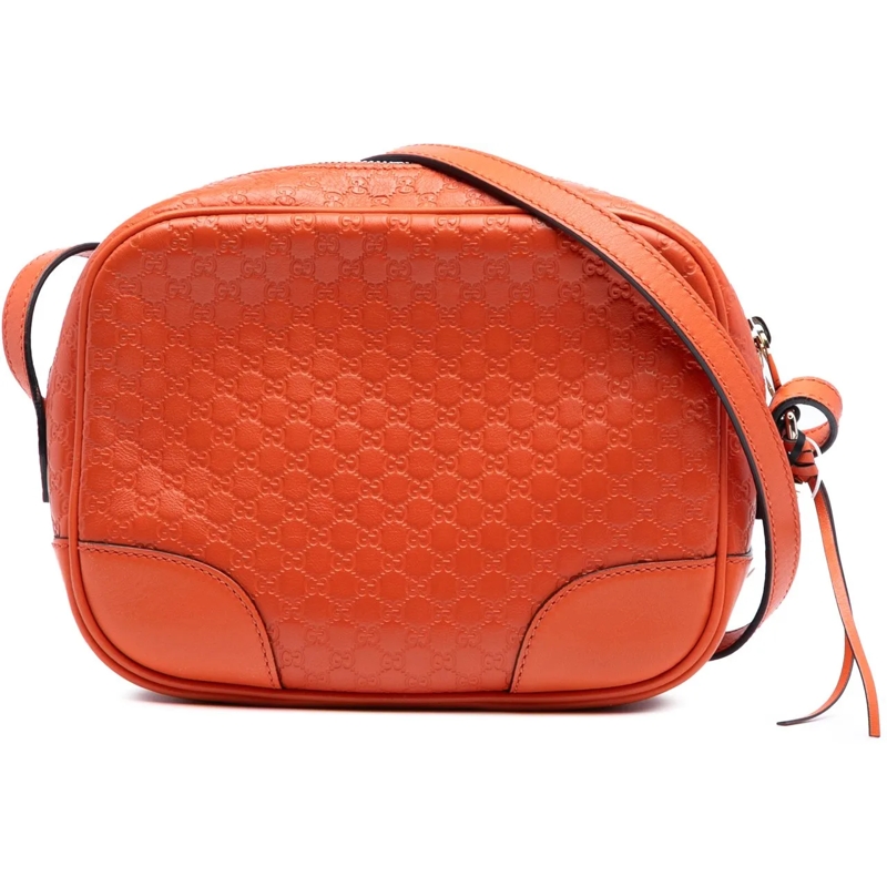 Gucci Schultertasche Microguccissima Bree Crossbody orange