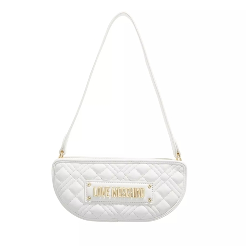 Love Moschino Quilted Bag Offwhite Schoudertas