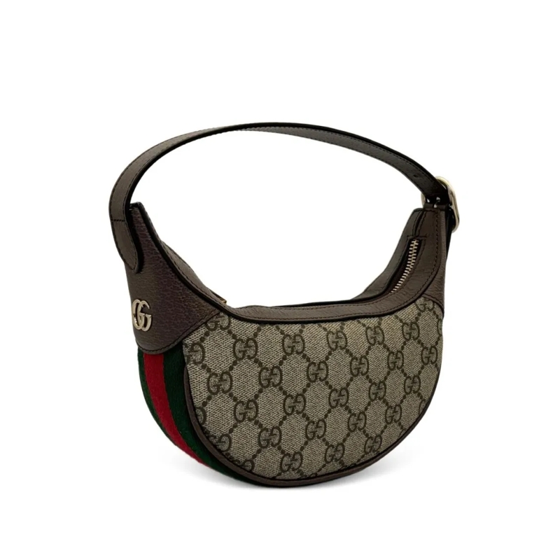Gucci Crossbody Bag Crescent-Shaped Shoulder Bag Green