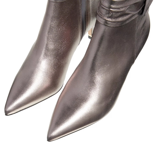 Ted Baker Stiefelette Yona Suede Bow Detail Ankle Boot Gunmetal (Image 4)