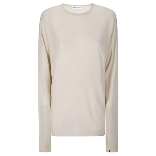 Extreme Cashmere Pullover Light Cashmere Crew Neck Sweater Neutrals