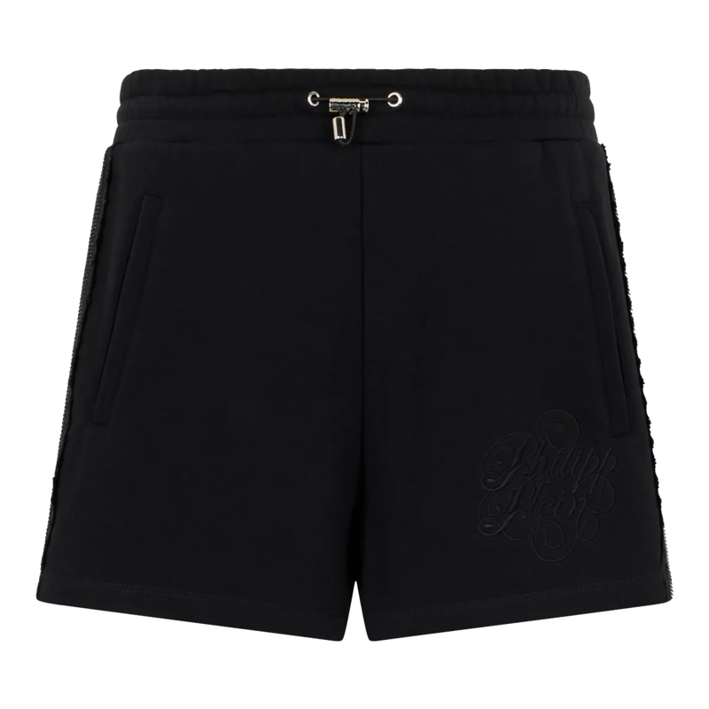 Philipp Plein Shorts Shorts Strass Band schwarz