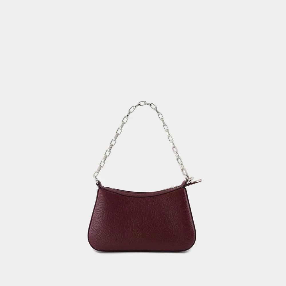 Alexander mcqueen Crossbody bags Mini Cross Bar Purse Leather Red in rood