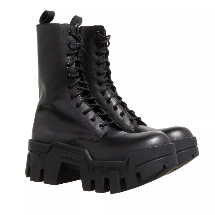 Black balenciaga boots best sale