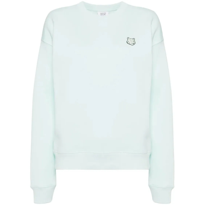 Maison Kitsune  bold fox head patch comfort sweatshirt divers mehrfarbig