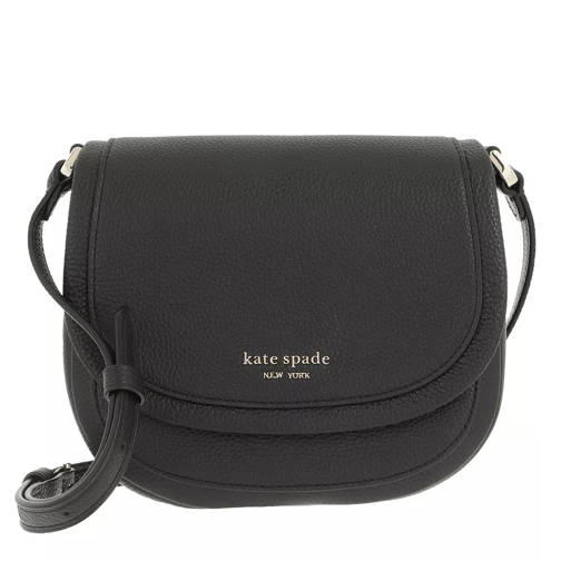 Kate Spade New York Roulette Small Saddle Bag Black Saddle Bag