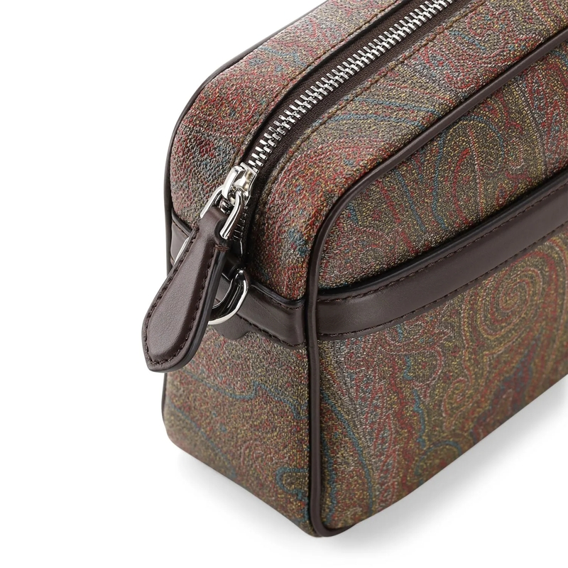 Etro Crossbody Bag Umhängetasche mit Paisley Muster braun(Image 4)