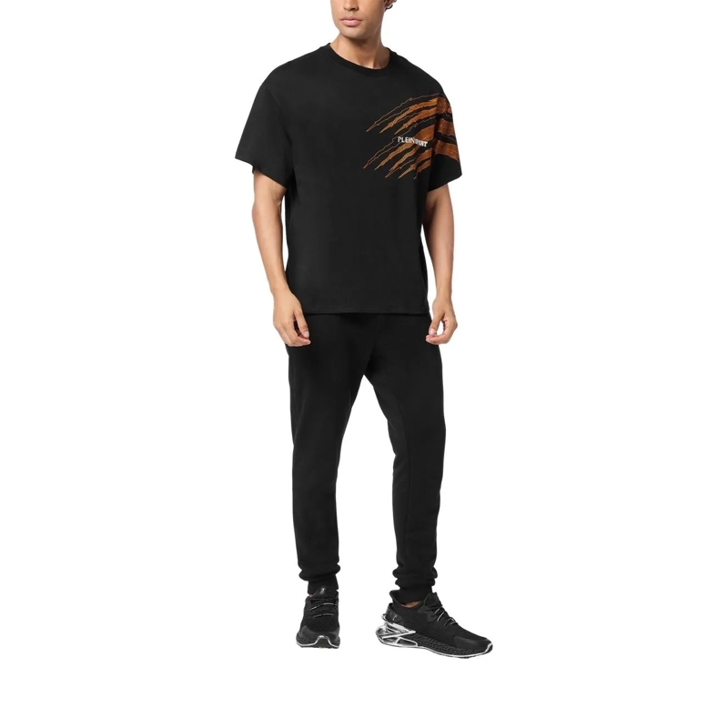 Plein Sport T-Shirt T-Shirt Rundhalsausschnitt Ss Scratch schwarz(Image 2)